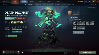 Legend IV | MMR: 3482 | Behavior Score: 8381 | x65 MMR DD TOKENS | Terrorblade Arcana | Many Immortals & Sets Inside | Fast Queue | Full Access