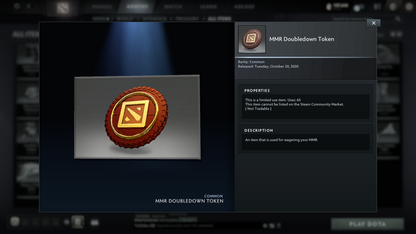 Legend IV | MMR: 3482 | Behavior Score: 8381 | x65 MMR DD TOKENS | Terrorblade Arcana | Many Immortals & Sets Inside | Fast Queue | Full Access