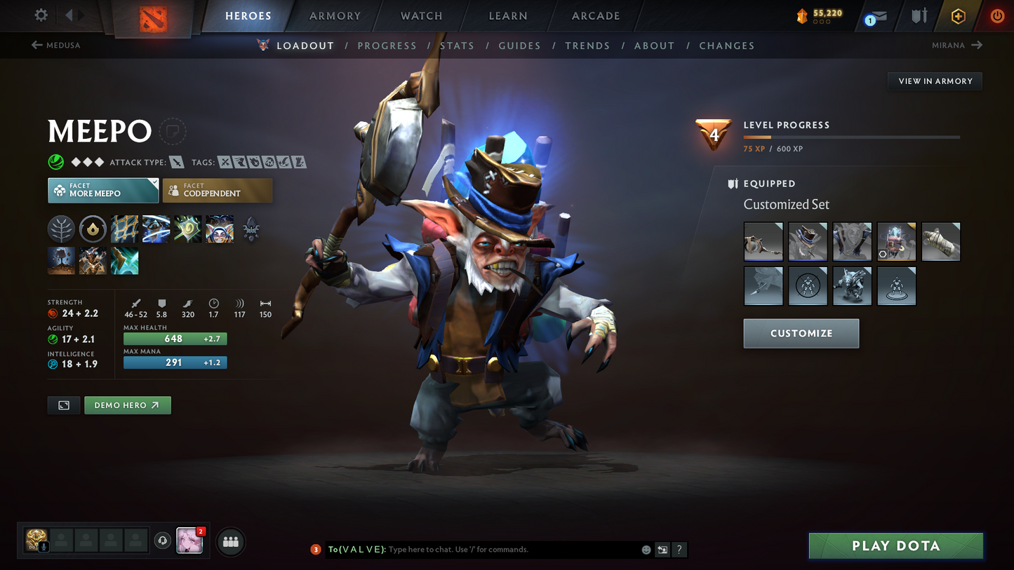 Archon I | MMR: 2335 | Behavior Score: 10347 | 2 Arcanas: Legion Commander & Juggernaut | Many Immortals & Sets Inside | Fast Queue | Full Access