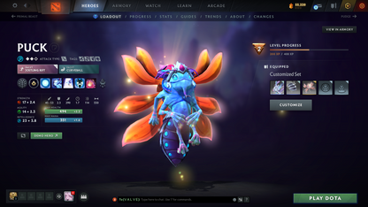 Archon I | MMR: 2335 | Behavior Score: 10347 | 2 Arcanas: Legion Commander & Juggernaut | Many Immortals & Sets Inside | Fast Queue | Full Access