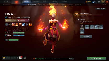 Guardian I | MMR: 707 - Behavior: 12000 | 5 Arcanas: Juggernaut, Phantom Assassin, Legion Commander, Pudge, Lina | Phantom Assassin Persona | Many Cache Sets Inside | Many Immortals | Full Access | Mainpool | Trophy Level: 214+