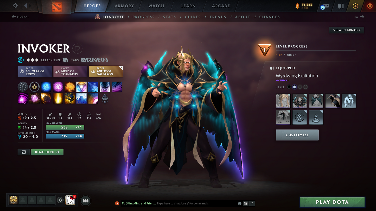 Guardian I | MMR: 707 - Behavior: 12000 | 5 Arcanas: Juggernaut, Phantom Assassin, Legion Commander, Pudge, Lina | Phantom Assassin Persona | Many Cache Sets Inside | Many Immortals | Full Access | Mainpool | Trophy Level: 214+