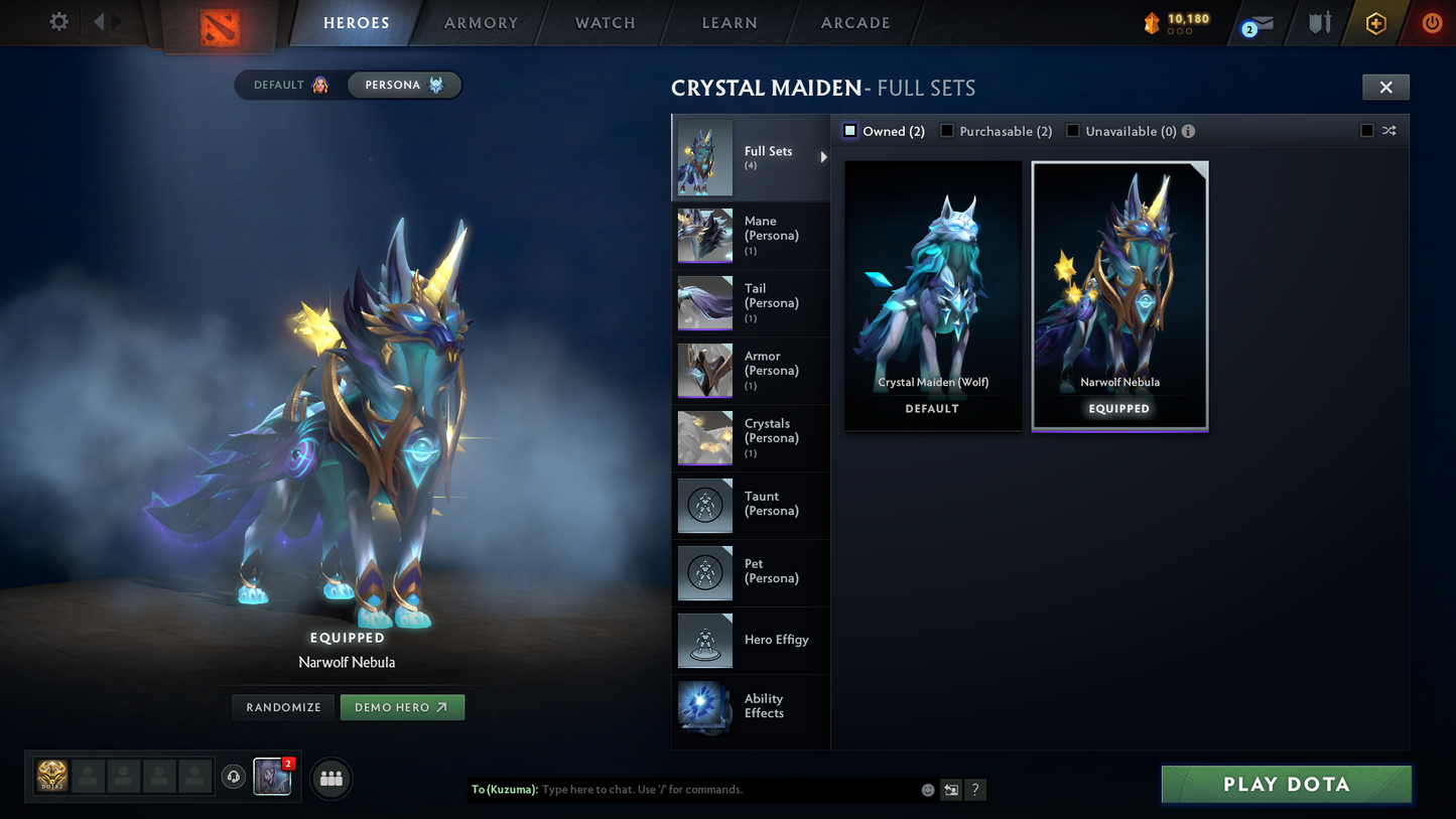Guardian I | MMR: 639 - Behavior: 11403 | Legion Commander Arcana | 4 Latest Personas: Phantom Assassin, Invoker, Anti Mage, Crystal Maiden | Tons of Latest Cache Sets Inside | Many Immortals | Full Access | Mainpool | Trophy Level: 198+