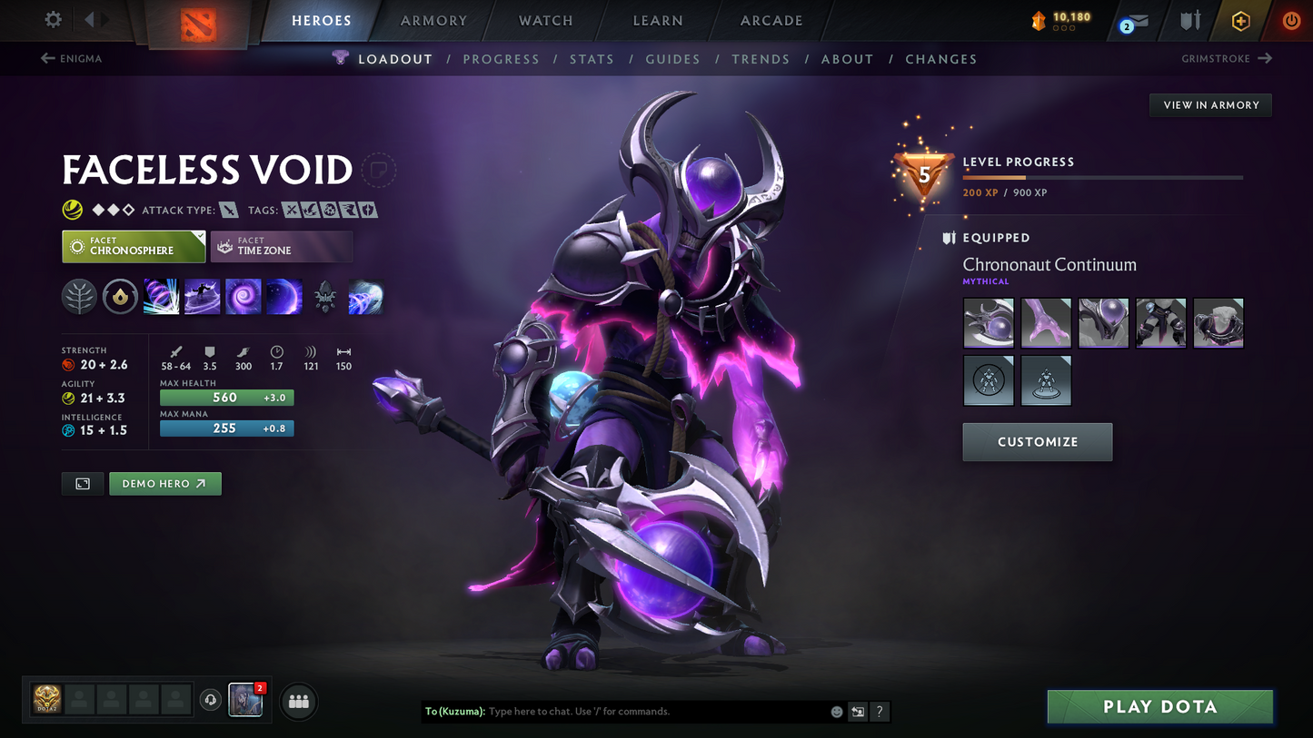 Guardian I | MMR: 639 - Behavior: 11403 | Legion Commander Arcana | 4 Latest Personas: Phantom Assassin, Invoker, Anti Mage, Crystal Maiden | Tons of Latest Cache Sets Inside | Many Immortals | Full Access | Mainpool | Trophy Level: 198+