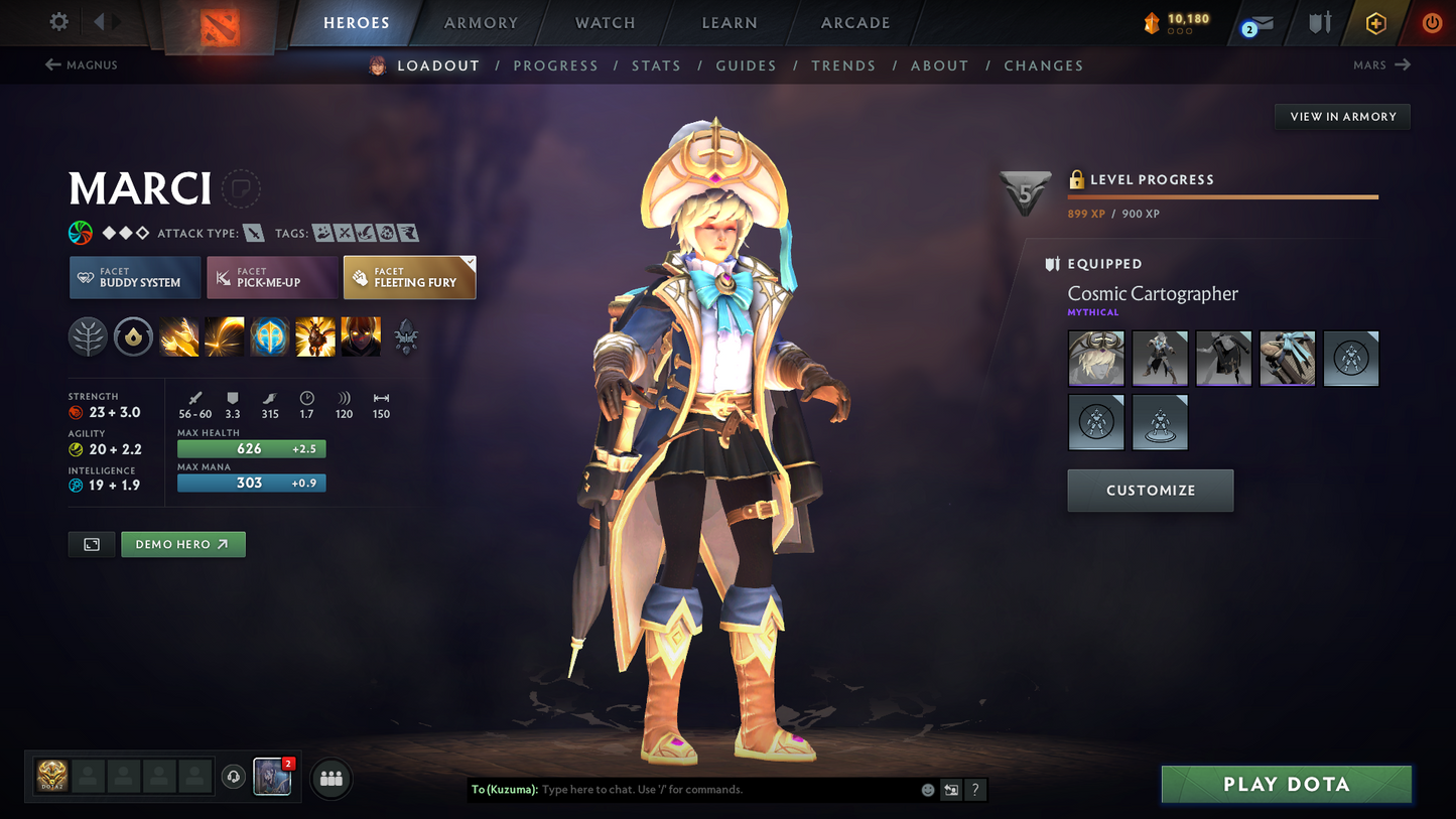 Guardian I | MMR: 639 - Behavior: 11403 | Legion Commander Arcana | 4 Latest Personas: Phantom Assassin, Invoker, Anti Mage, Crystal Maiden | Tons of Latest Cache Sets Inside | Many Immortals | Full Access | Mainpool | Trophy Level: 198+