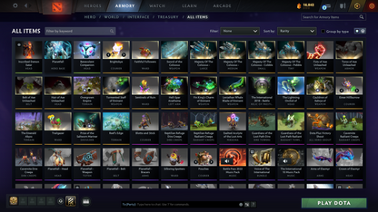 Archon I | MMR: 2322 - Behavior: 9550 | Battlepass: TI7, TI8, TI9 | Arcanas: Earthshaker, IO, Shadow Fiend | TI8 Green Immortals including Rare Lion's Hand | 3 Exclusive Terrains | Tons of Collector's Cache and Items