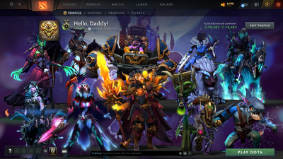 Herald II | MMR: 124 - Behavior Score: 10482 | Many Sets Inside | Fast Queue | Trophy Level: 62 | Full Access