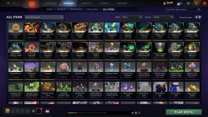 Immortal | MMR: 6379 - Behavior: 12000 | Battlepass: TI8, TI9 | Earthshaker Arcana | Lion's Green Immortal | Axe & Tiny Prestige | All 5 Personas: PA, Invoker, AM, CM, Pudge | 2 Exclusive Terrains | Tons of Collector's Cache and Items