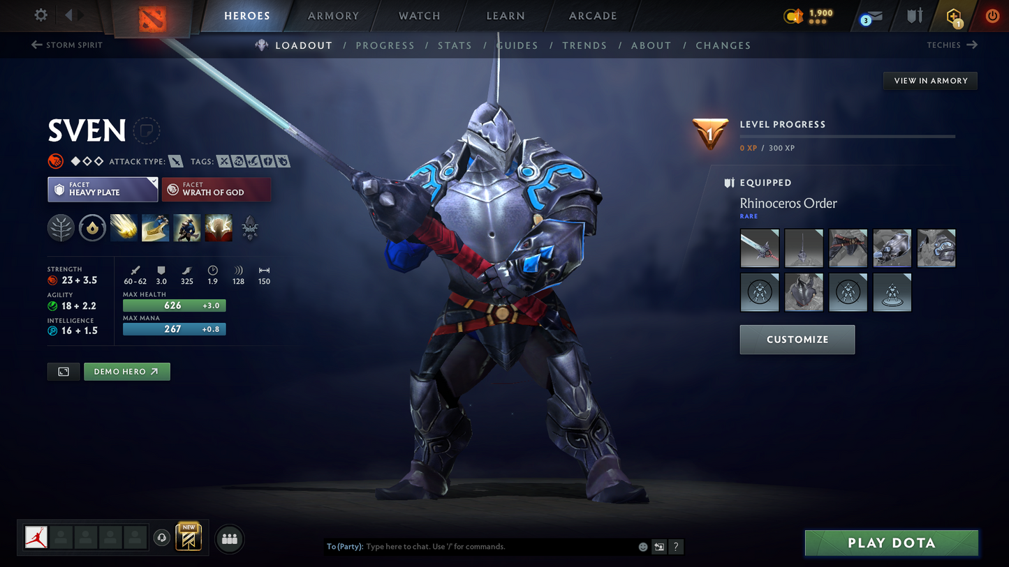 Herald I | MMR: 1 - Behavior Score: 12000 | Super-Fast Que | Some Items Inside | Full Access