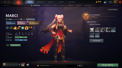 Archon II | MMR: 2490 | Behavior Score: 12000 | Windranger Arcana | 4 Personas: Invoker, Pudge, PA & AM | Tons of Cache Sets & Immortals Inside | Mainpool | Full Access | Trophy Level: 127