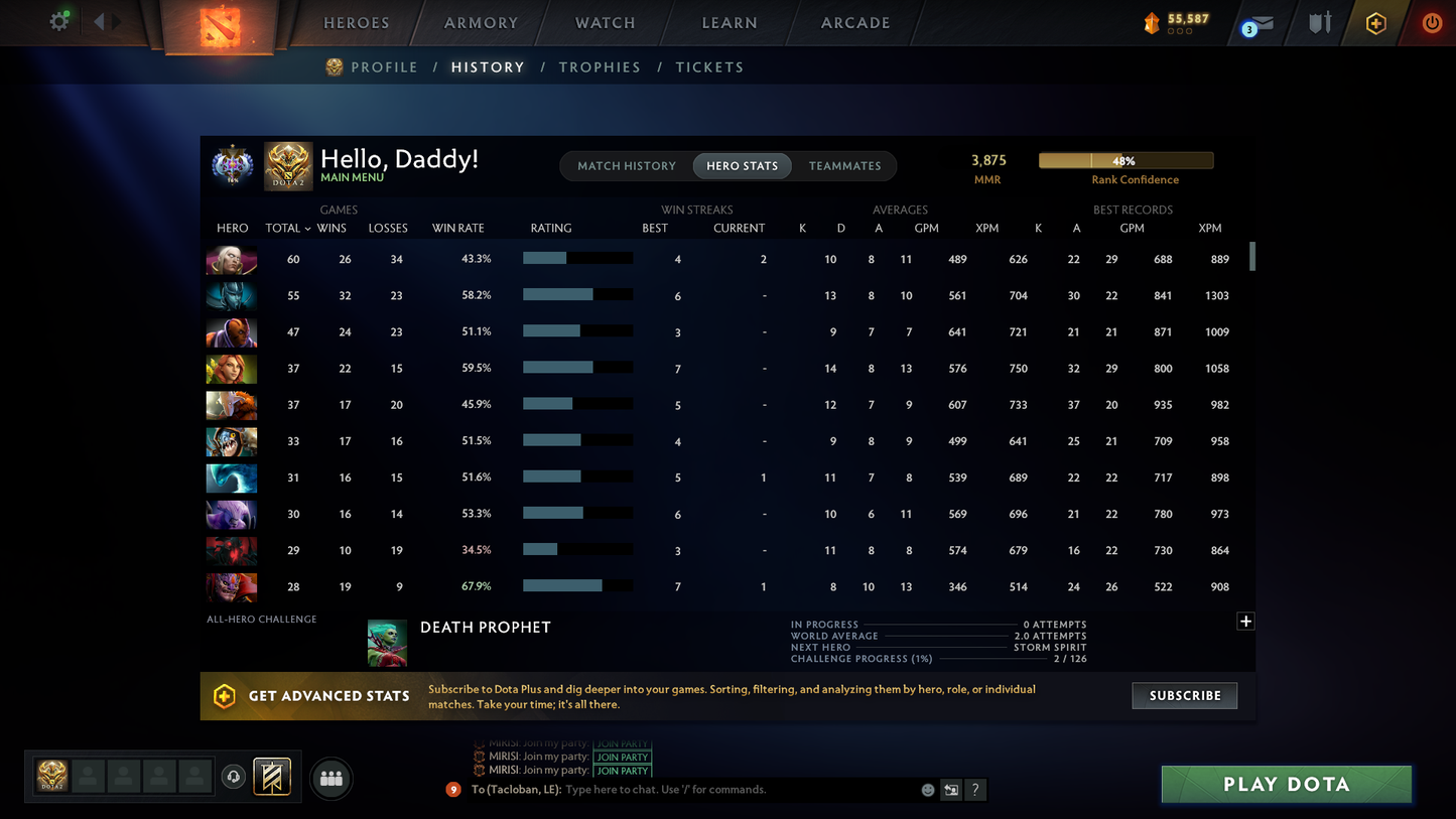 Ancient II | MMR: 3875 - Behavior: 9072 | Mainpool | 1.1K Hours | Decent Sets Inside | Quick Que Match | Quick Delivery