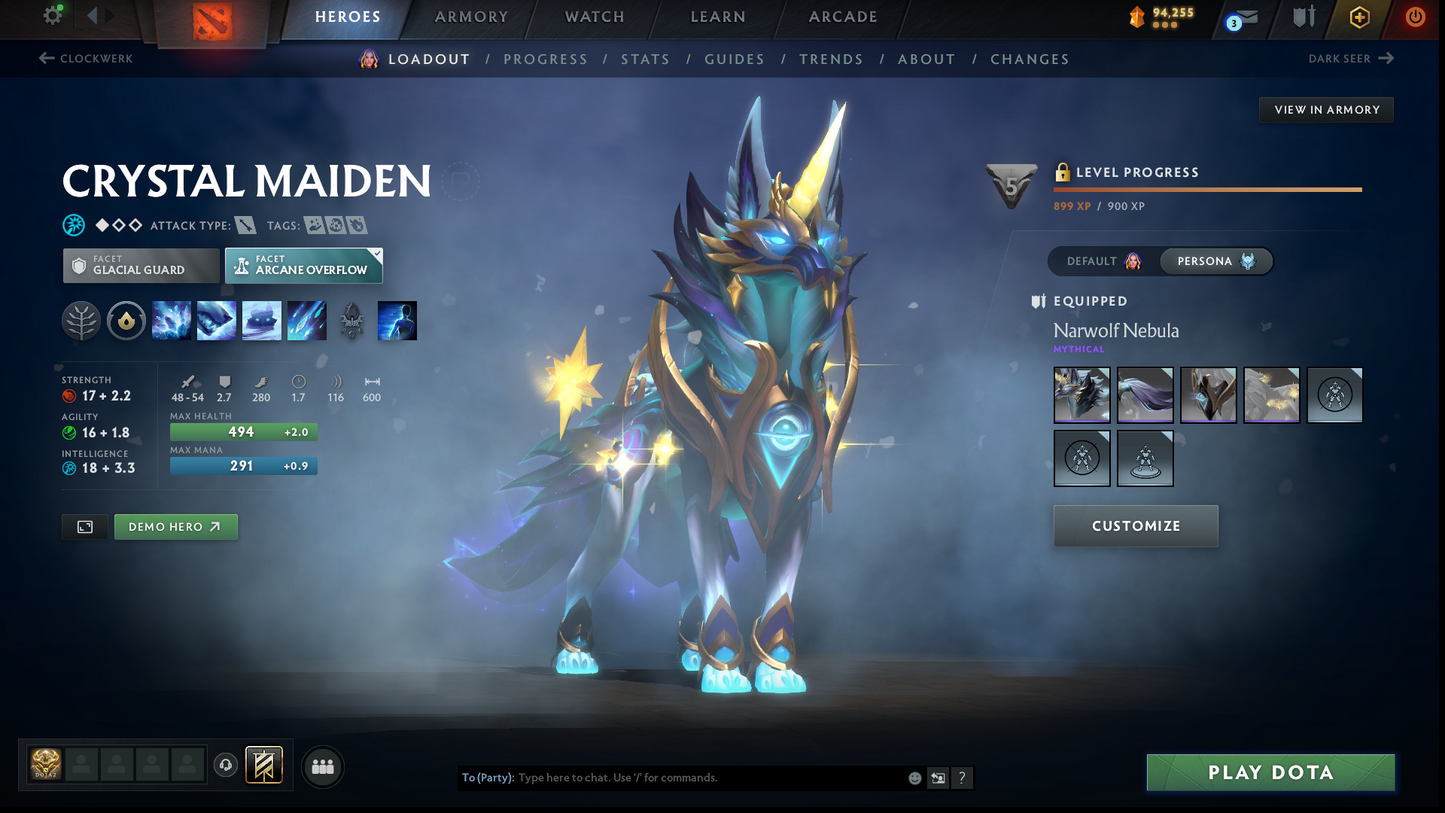 Ancient III | MMR: 4114 | Behavior Score: 9101 | Shadow Fiend & Ogre Arcana | CM & Invoker Persona | Latest Cache Sets | Many Items & Immortals Inside | 1200+ Hours Played | Mainpool | Trophy Level: 162 | Full Access