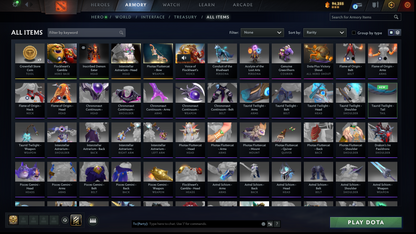 Ancient III | MMR: 4114 | Behavior Score: 9101 | Shadow Fiend & Ogre Arcana | CM & Invoker Persona | Latest Cache Sets | Many Items & Immortals Inside | 1200+ Hours Played | Mainpool | Trophy Level: 162 | Full Access