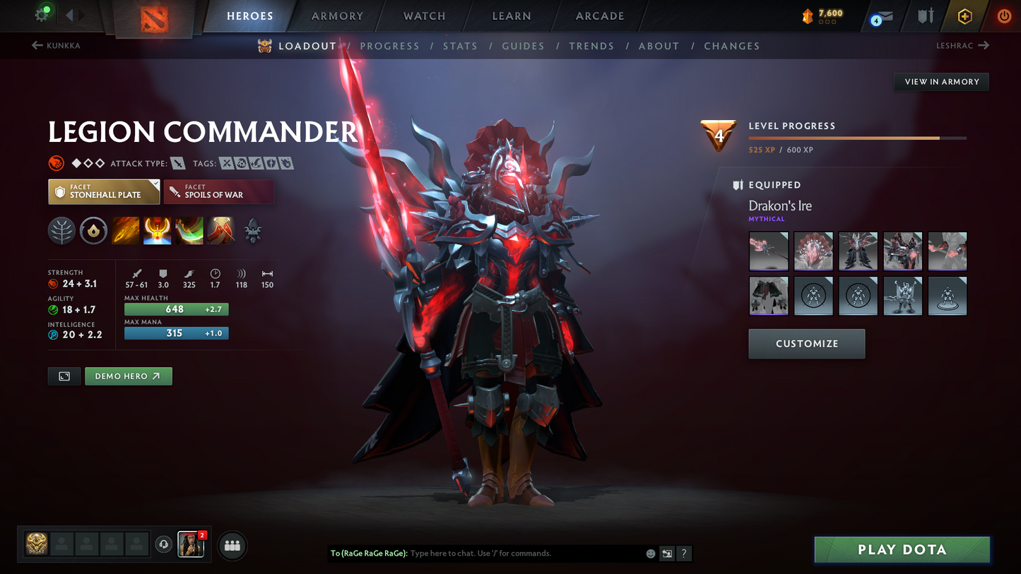 Ancient IV | MMR 4263 | Behavior 9695 | Decent Sets Inside | Fast Queue | Full Access | Trophy Level: 67