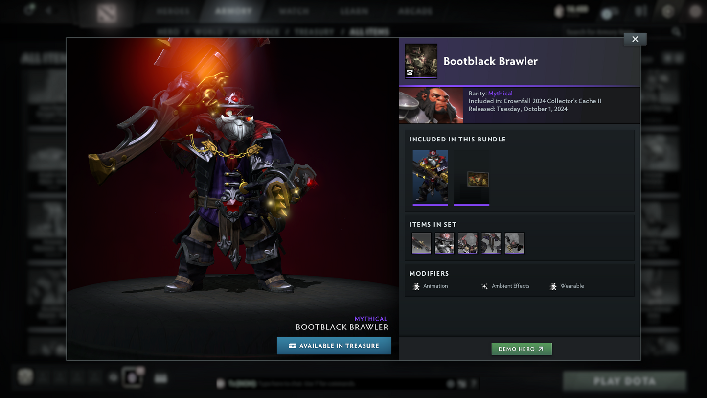 Crusader I | MMR: 1495 | Behavior Score: 12000 | Juggernaut Arcana | Pudge & CM Personas| Latest Cache Sets & Many Items Inside | Mainpool | Trophy Level: 152 | Full Access