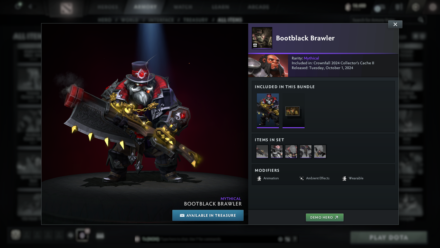 Crusader I | MMR: 1495 | Behavior Score: 12000 | Juggernaut Arcana | Pudge & CM Personas| Latest Cache Sets & Many Items Inside | Mainpool | Trophy Level: 152 | Full Access