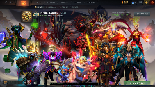 Archon II | MMR: 2364 | Behavior: 11204 | 5 Arcanas | Tons of Rare Cache Sets & Items | Mainpool | 1600+ Matches | Full Access