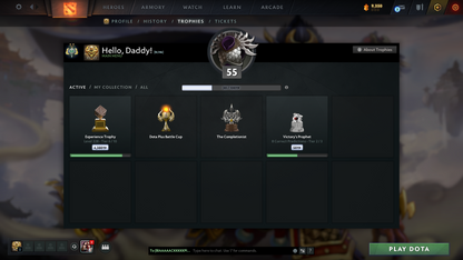 Archon II | MMR: 2364 | Behavior: 11204 | 5 Arcanas | Tons of Rare Cache Sets & Items | Mainpool | 1600+ Matches | Full Access