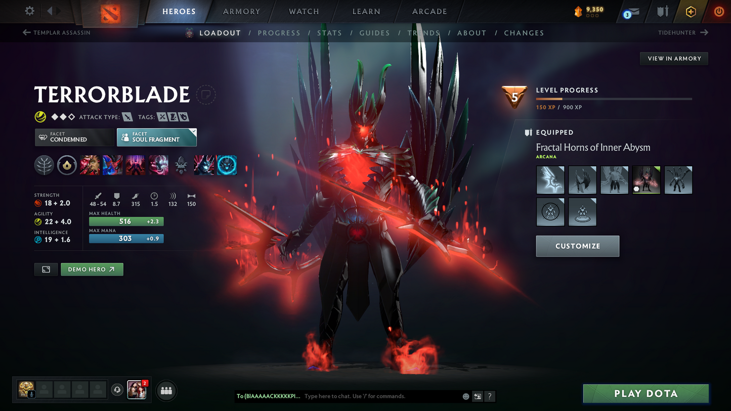 Archon II | MMR: 2364 | Behavior: 11204 | 5 Arcanas | Tons of Rare Cache Sets & Items | Mainpool | 1600+ Matches | Full Access