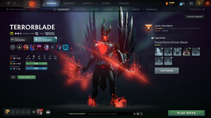 Archon II | MMR: 2364 | Behavior: 11204 | 5 Arcanas | Tons of Rare Cache Sets & Items | Mainpool | 1600+ Matches | Full Access