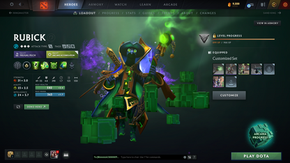 Archon II | MMR: 2364 | Behavior: 11204 | 5 Arcanas | Tons of Rare Cache Sets & Items | Mainpool | 1600+ Matches | Full Access