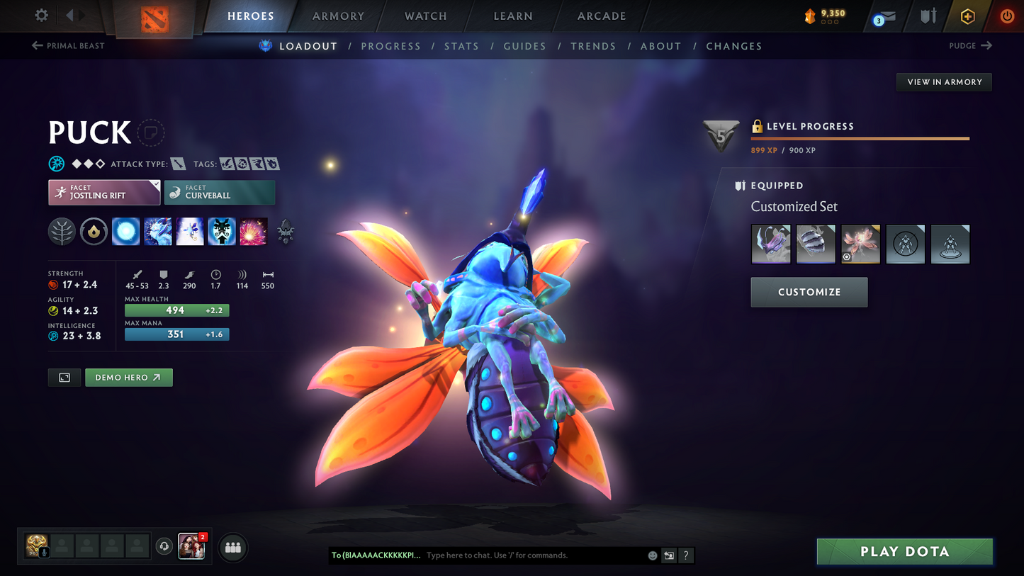 Archon II | MMR: 2364 | Behavior: 11204 | 5 Arcanas | Tons of Rare Cache Sets & Items | Mainpool | 1600+ Matches | Full Access