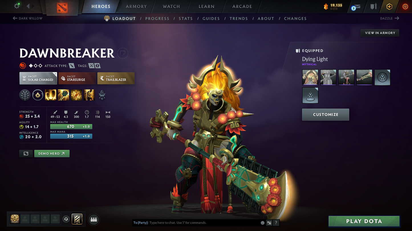 Guardian I | MMR: 821 - Behavior: 9106 | 2 Arcanas: Shadow Fiend & Monkey King | Many Sets & Items Inside | Full Access | Mainpool | Trophy Level: 136+