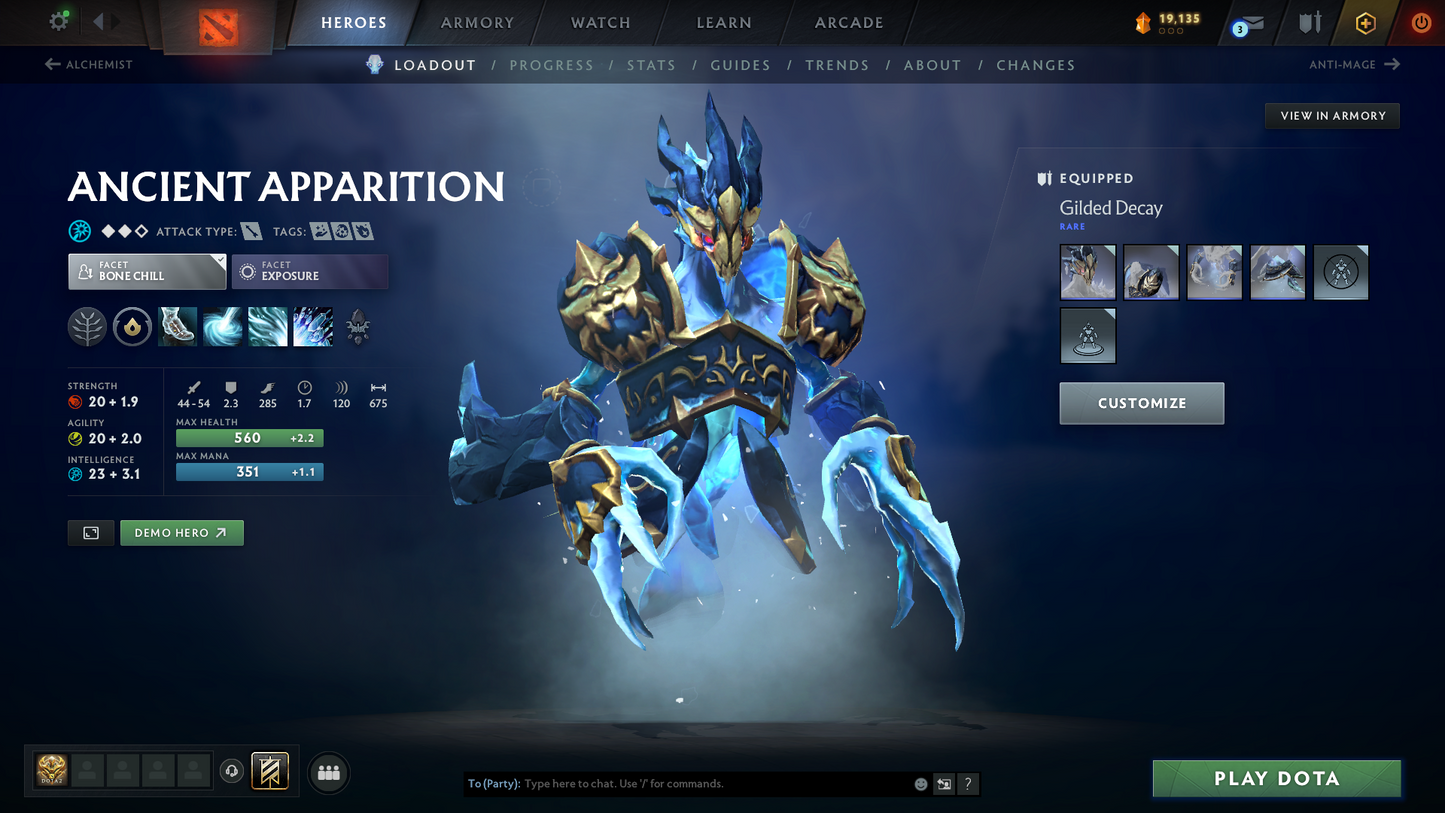 Guardian I | MMR: 821 - Behavior: 9106 | 2 Arcanas: Shadow Fiend & Monkey King | Many Sets & Items Inside | Full Access | Mainpool | Trophy Level: 136+