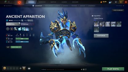 Guardian I | MMR: 821 - Behavior: 9106 | 2 Arcanas: Shadow Fiend & Monkey King | Many Sets & Items Inside | Full Access | Mainpool | Trophy Level: 136+