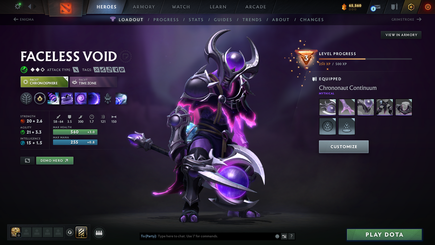 Immortal | MMR 5604 | Behavior 10520 | Mainpool | Zeus Arcana | Fully Stacked with Latest Cache Sets & Items | Trophy Level: 235