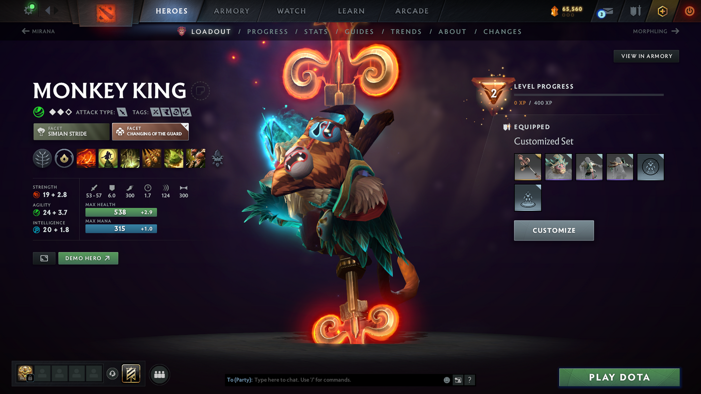 Immortal | MMR 5604 | Behavior 10520 | Mainpool | Zeus Arcana | Fully Stacked with Latest Cache Sets & Items | Trophy Level: 235