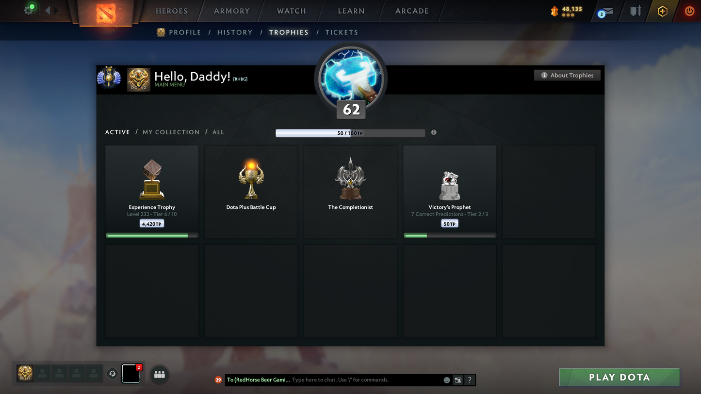 Divine II | MMR: 4713 | Conduct: 11403 | 3 Arcanas: Shadow Fiend, Crystal Maiden & Lina | 2,000+ Matches | Mainpool | Fully Stacked with Sets & Items