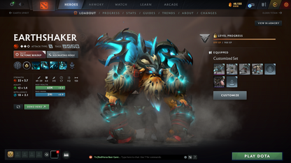 Divine II | MMR: 4713 | Conduct: 11403 | 3 Arcanas: Shadow Fiend, Crystal Maiden & Lina | 2,000+ Matches | Mainpool | Fully Stacked with Sets & Items