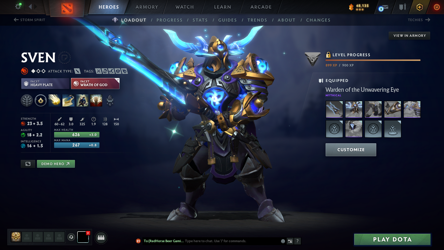 Divine II | MMR: 4713 | Conduct: 11403 | 3 Arcanas: Shadow Fiend, Crystal Maiden & Lina | 2,000+ Matches | Mainpool | Fully Stacked with Sets & Items