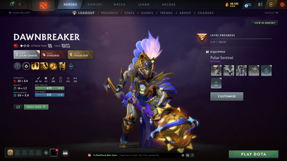 Divine II | MMR: 4713 | Conduct: 11403 | 3 Arcanas: Shadow Fiend, Crystal Maiden & Lina | 2,000+ Matches | Mainpool | Fully Stacked with Sets & Items