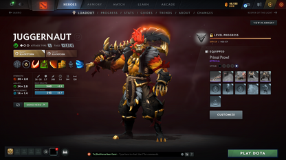 Divine II | MMR: 4713 | Conduct: 11403 | 3 Arcanas: Shadow Fiend, Crystal Maiden & Lina | 2,000+ Matches | Mainpool | Fully Stacked with Sets & Items