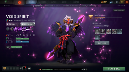 Divine II | MMR: 4713 | Conduct: 11403 | 3 Arcanas: Shadow Fiend, Crystal Maiden & Lina | 2,000+ Matches | Mainpool | Fully Stacked with Sets & Items