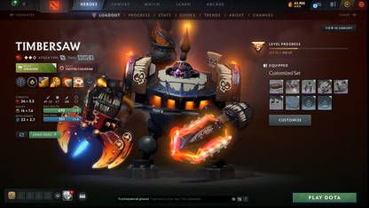 Ancient II | MMR: 4134 | Behavior Score: 11869 | Monkey King Arcana | Anti Mage Persona | Many Sets & Immortals Inside | 1200+ Hours Played | Mainpool | Trophy Level: 160 | Full Access