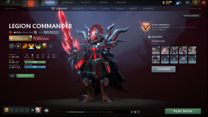 Ancient II | MMR: 4134 | Behavior Score: 11869 | Monkey King Arcana | Anti Mage Persona | Many Sets & Immortals Inside | 1200+ Hours Played | Mainpool | Trophy Level: 160 | Full Access