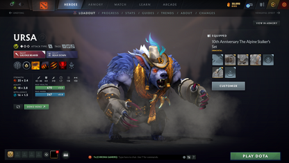 Archon II | MMR: 2402 | Behavior Score: 12000 | 2 Arcanas: Ogre Magi & Crystal Maiden | Mirana Persona | Many Items & Immortals Inside | 10th Anniversary Sets | 3000+ Hours Played | Mainpool | Trophy Level: 266 | Full Access