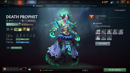 Archon II | MMR: 2402 | Behavior Score: 12000 | 2 Arcanas: Ogre Magi & Crystal Maiden | Mirana Persona | Many Items & Immortals Inside | 10th Anniversary Sets | 3000+ Hours Played | Mainpool | Trophy Level: 266 | Full Access