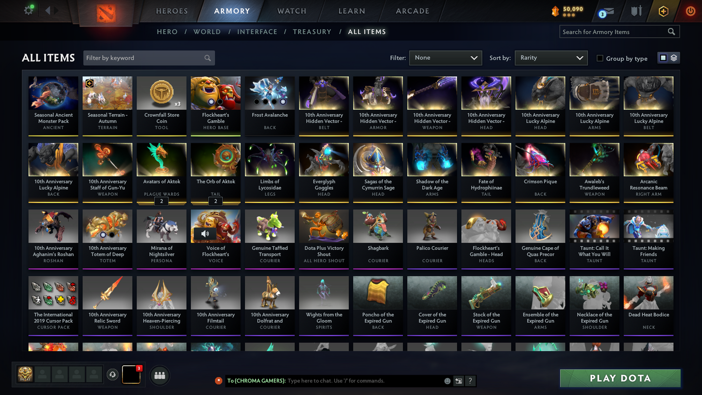 Archon II | MMR: 2402 | Behavior Score: 12000 | 2 Arcanas: Ogre Magi & Crystal Maiden | Mirana Persona | Many Items & Immortals Inside | 10th Anniversary Sets | 3000+ Hours Played | Mainpool | Trophy Level: 266 | Full Access