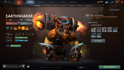 Immortal | MMR: 6034 | Behavior: 11204 | 2066 Hours Played | 3 Arcanas: SF, Rubick, Pudge  | AM Persona | Fully Stacked with Items | Mainpool | High Trophy