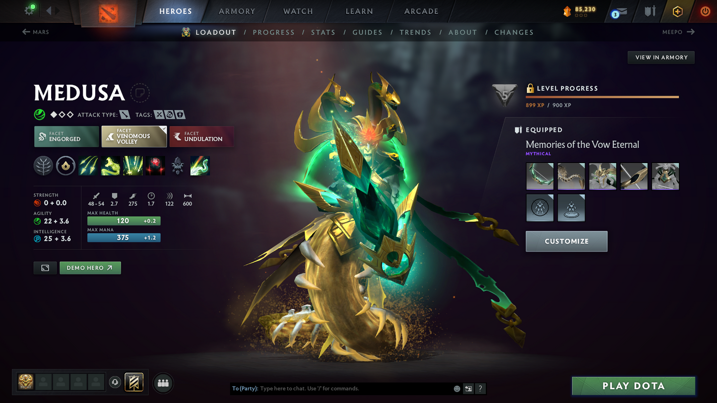 Immortal | MMR: 6034 | Behavior: 11204 | 2066 Hours Played | 3 Arcanas: SF, Rubick, Pudge  | AM Persona | Fully Stacked with Items | Mainpool | High Trophy