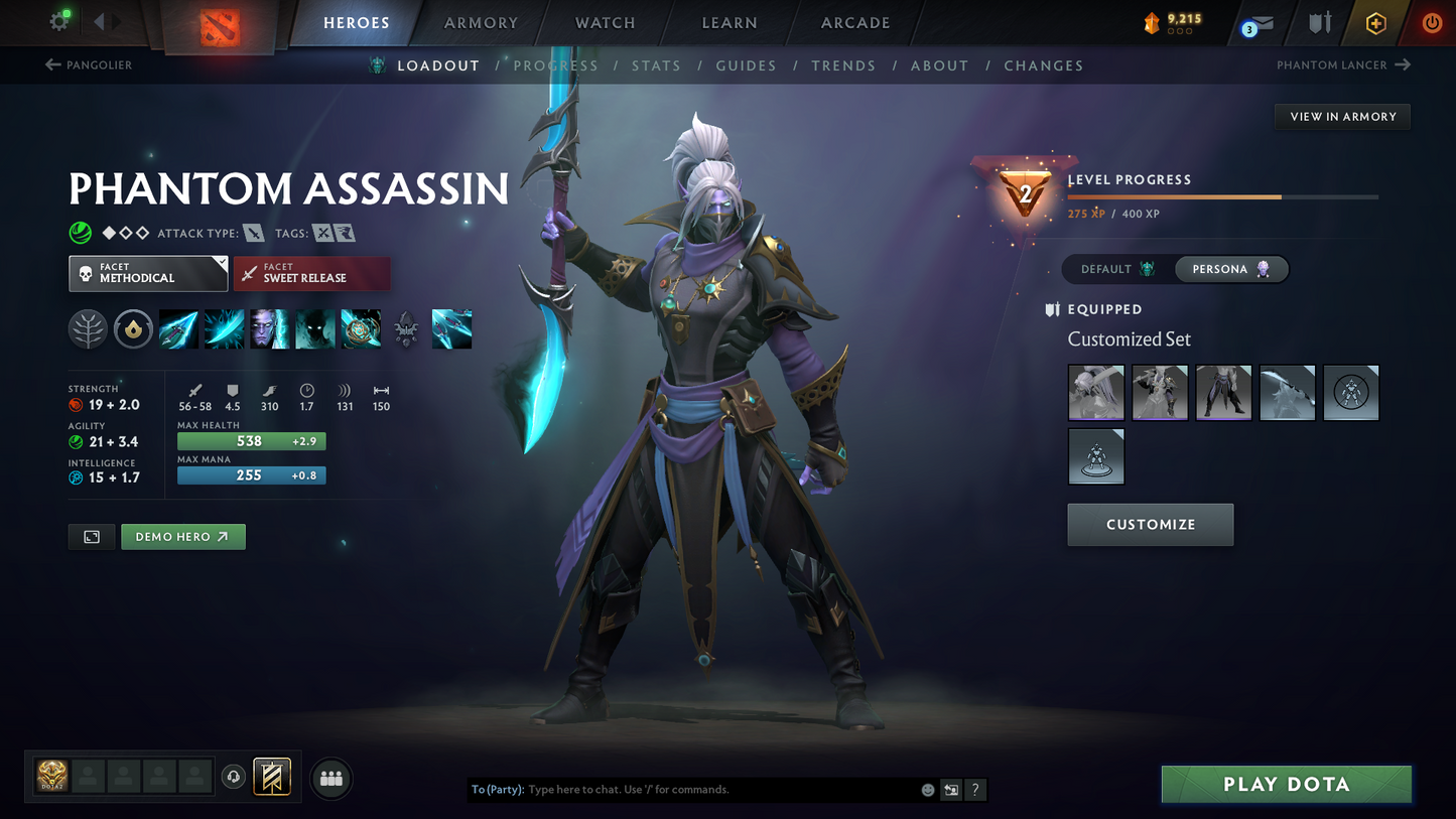 Earthshaker, SF Arcana | 3 Personas: Invoker, PA & AM | MMR: 2393 | Behavior Score: 10453 | Latest Cache Sets | Mainpool | 2823 Hours Played