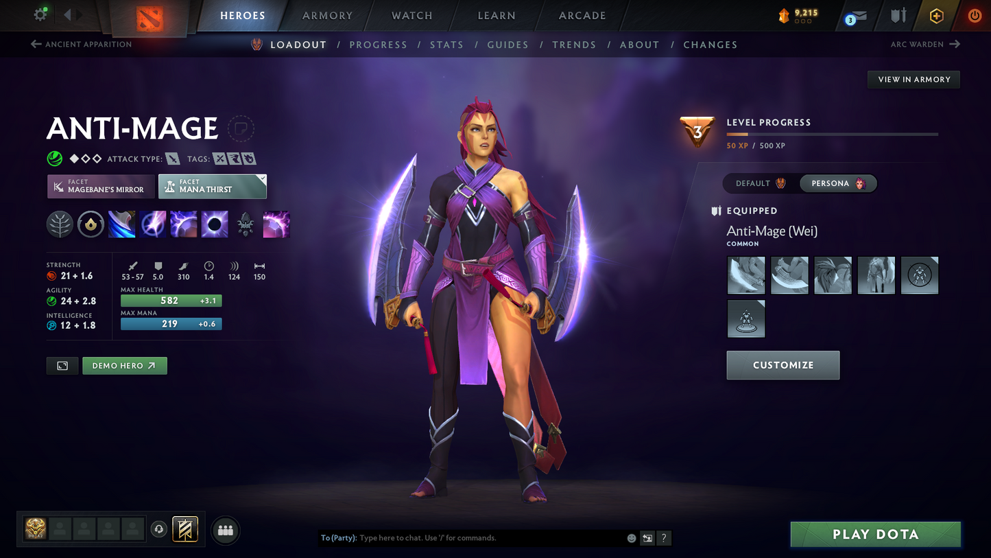 Earthshaker, SF Arcana | 3 Personas: Invoker, PA & AM | MMR: 2393 | Behavior Score: 10453 | Latest Cache Sets | Mainpool | 2823 Hours Played