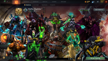 Crusader I | MMR: 1484 | Behavior Score: 8813 | Mainpool Account | 800+ Hours Played | Many Complete Sets | High Trophy Level | Quick Que Game