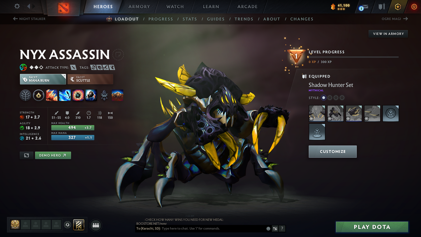 Crusader I | MMR: 1484 | Behavior Score: 8813 | Mainpool Account | 800+ Hours Played | Many Complete Sets | High Trophy Level | Quick Que Game