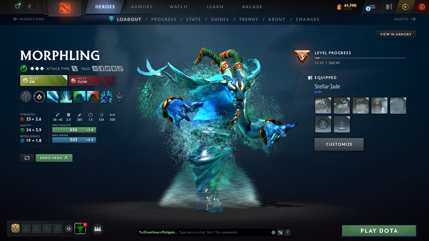 Crusader V | MMR 2196 | Behavior 10771 | Mainpool | Shadow Fiend Arcana | Stacked with Sets & Items | 1100+ Matches Played | 1300+ Hours Played