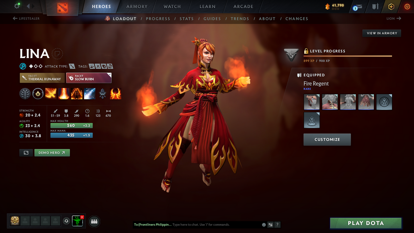 Crusader V | MMR 2196 | Behavior 10771 | Mainpool | Shadow Fiend Arcana | Stacked with Sets & Items | 1100+ Matches Played | 1300+ Hours Played